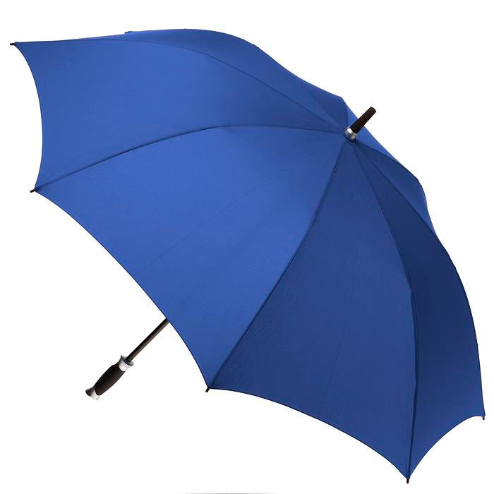 Royal Blue: This executive style golf sized umbrella is super stylish in every way.
726 grams; 100cm Folded Length; 125cm Coverage Across
Windproof
UPF50+ Treated Pongee Fabric Canopy
Auto Open: Manual Close
Press button to open; Pull runner down to close
Fibreglass Shaft
8 Fibreglass Rib Vented Windproof Frame
Matching fabric sleeve cover
Rubber Dimple Handle &amp; Ferrule End
24 Month Manufacturers Warranty
NOTE: Actual colours may vary on every device screen