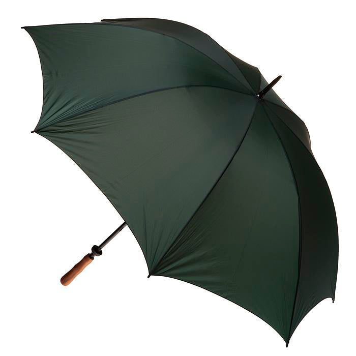 UPF50+ Bottle Green Albatross Windproof Manual Golf With Wood Handle