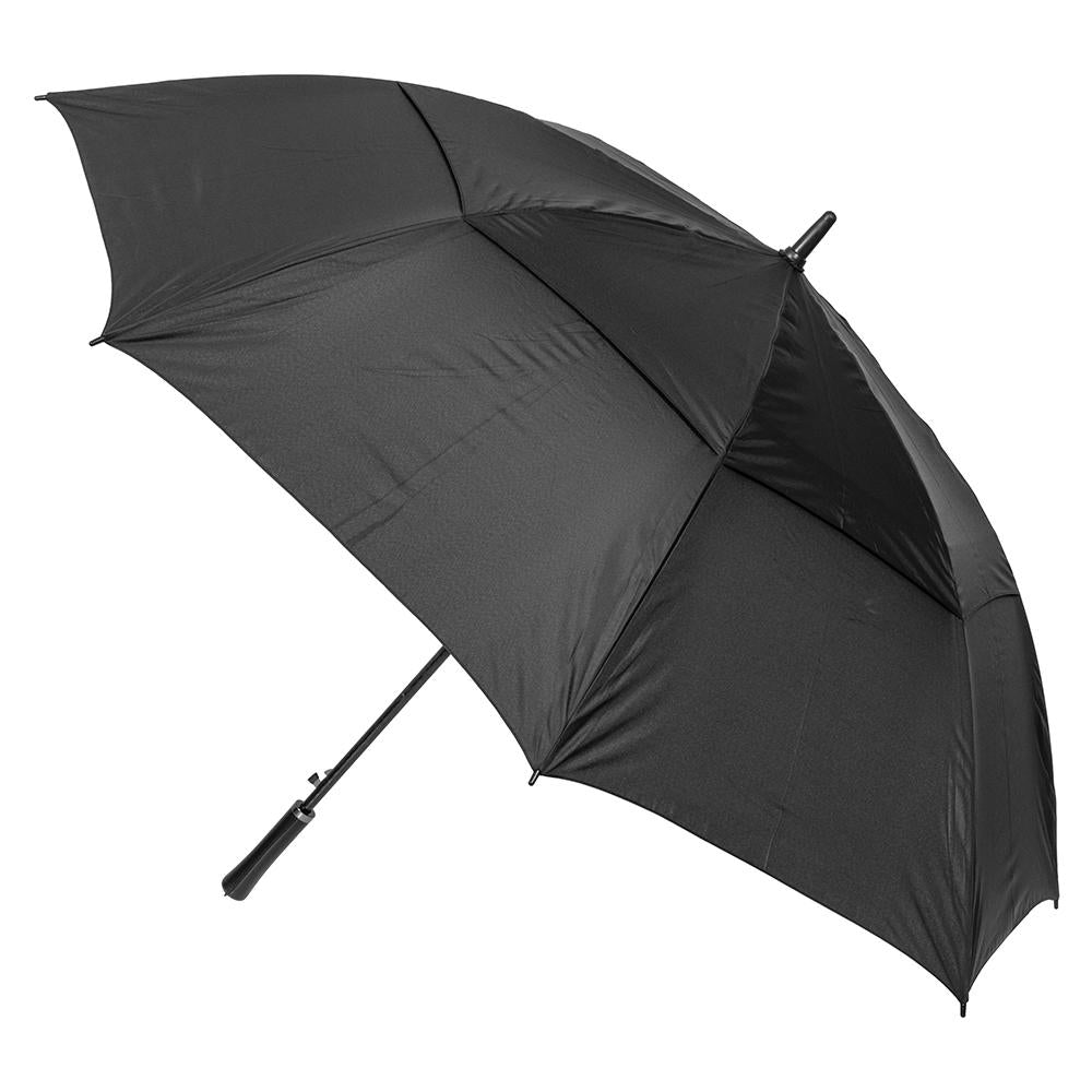 UPF50+ Black Ultimate Large Windproof Vented Auto Open Golf