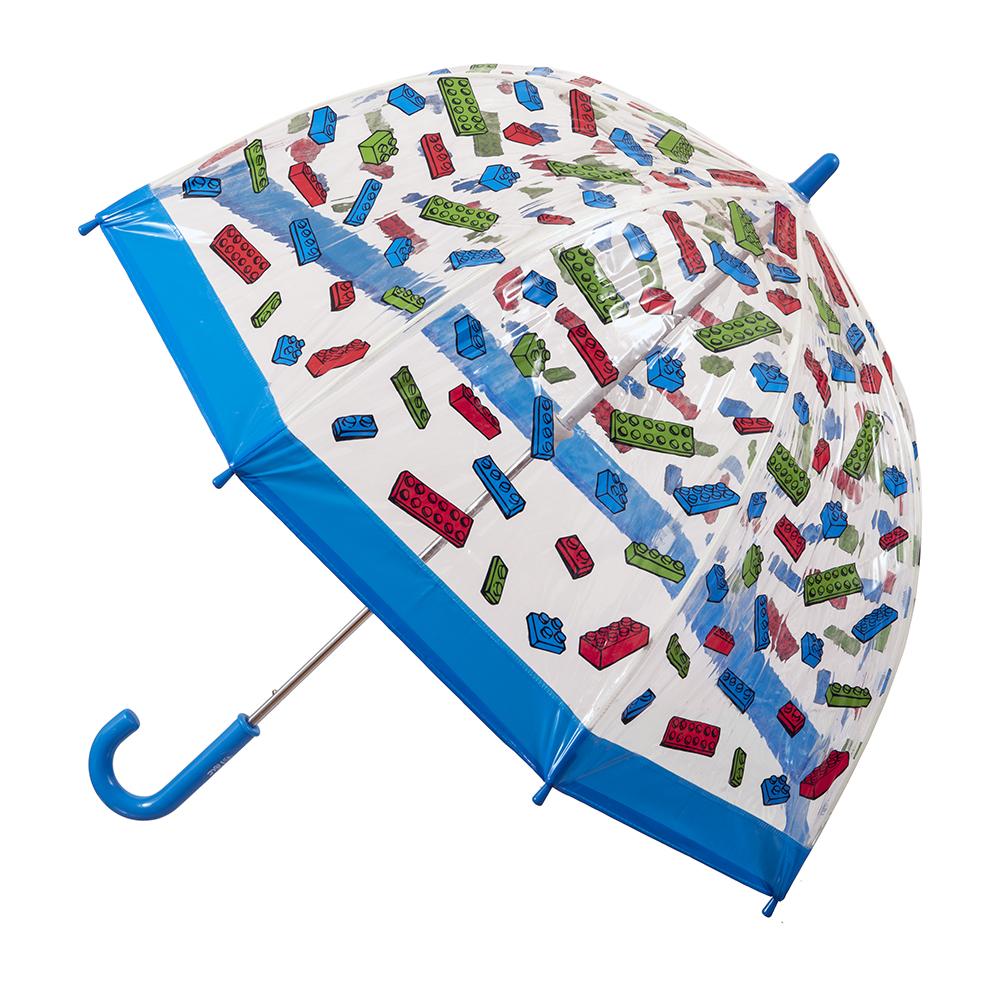 Kid Friendly Biodegradable PVC Birdcage Shaped; Building Blocks Print