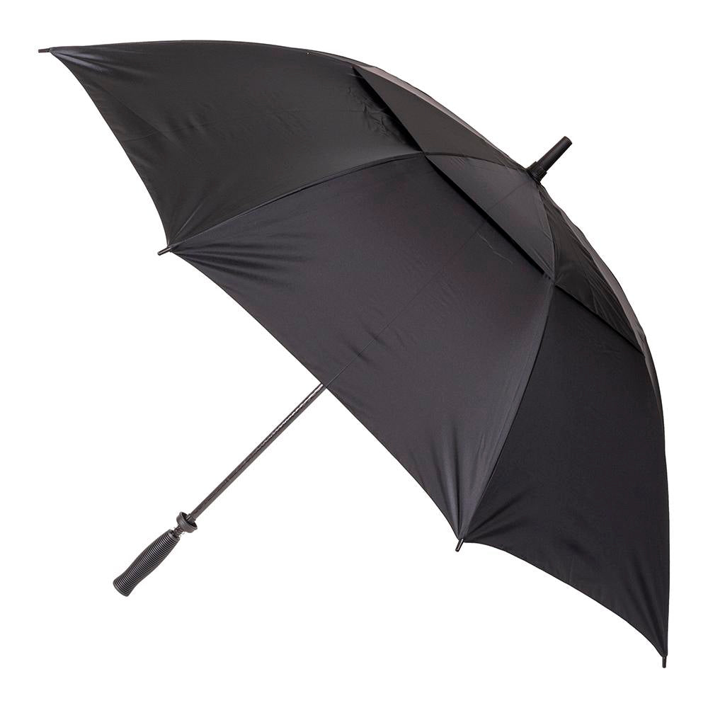 UPF50+ Black with Silver under WINDPRO Vented Manual Golf