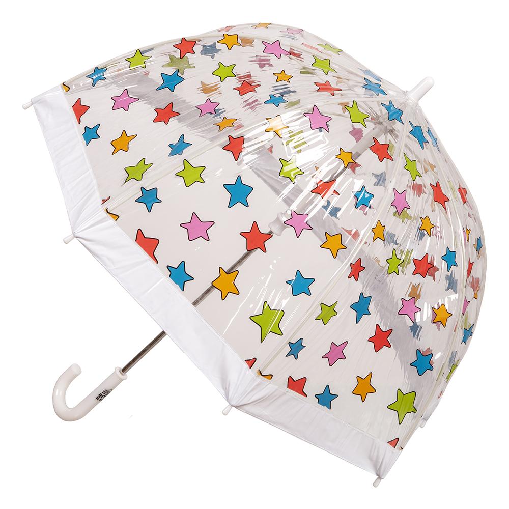 Kid Friendly Biodegradable PVC Birdcage Shaped; Multi Stars Print