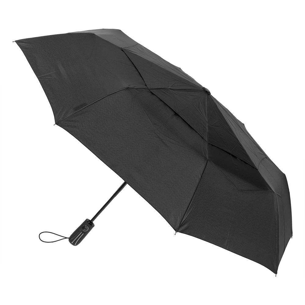 UPF50+ Black RPET Vented Auto Open & Close