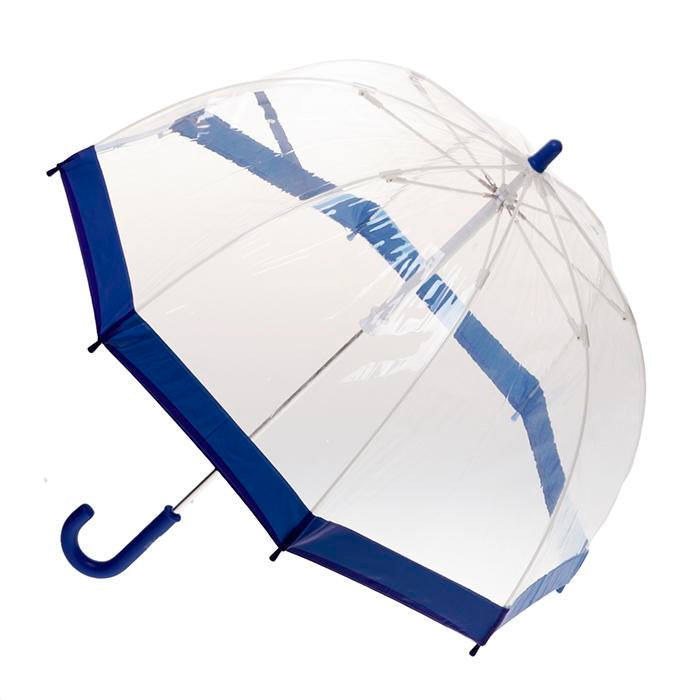 Kid Friendly Biodegradable PVC Birdcage Shaped; Navy Border & Trim