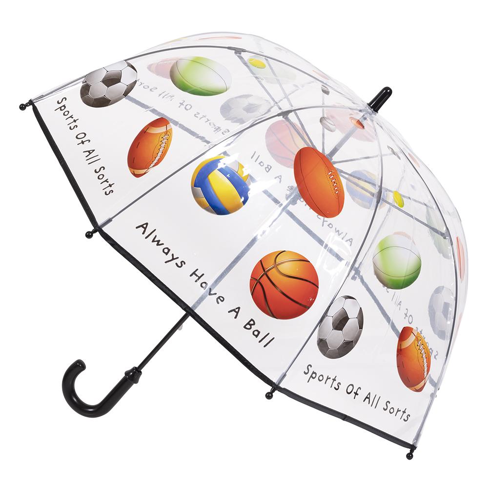 Kids POE Dome Shape with Sports Print and Black Trim