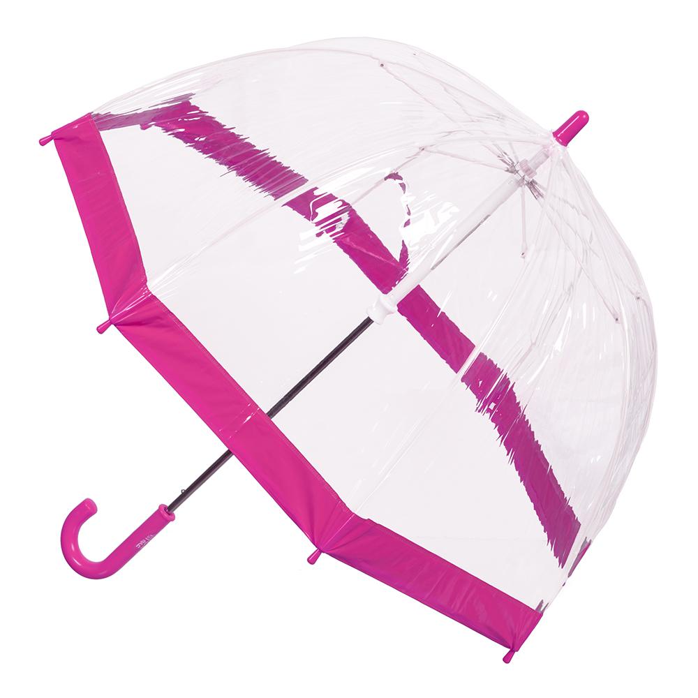 Kid Friendly Biodegradable PVC Birdcage Shaped; Pink Border & Trim