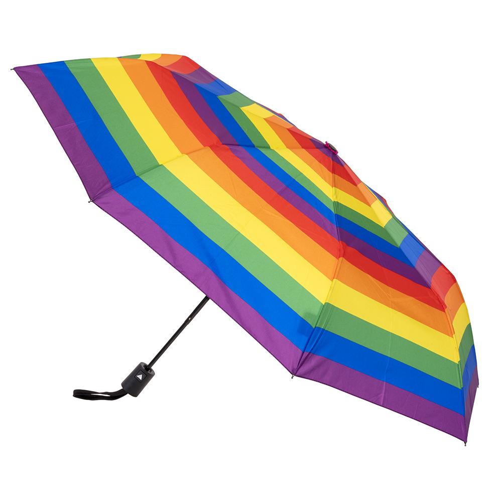 UPF50+ Pride Flag Design Auto Open Folding