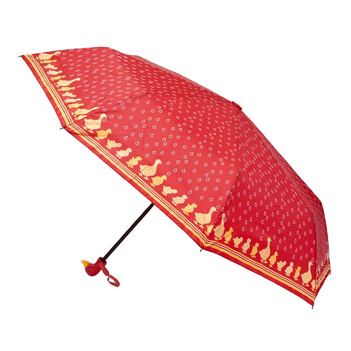 UPF50+ Duck Print with Red Duck handle