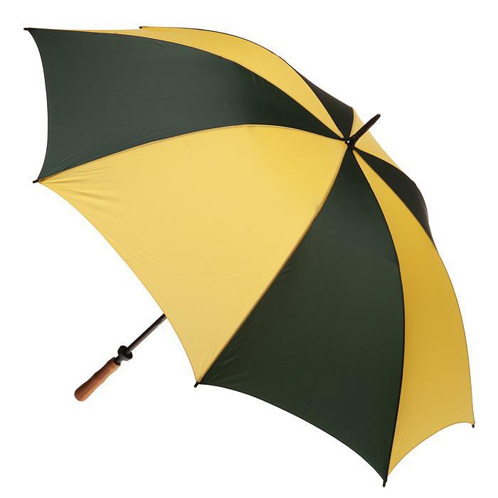 Bottle & Yellow Albatross Windproof Manual Golf With Wood Handle