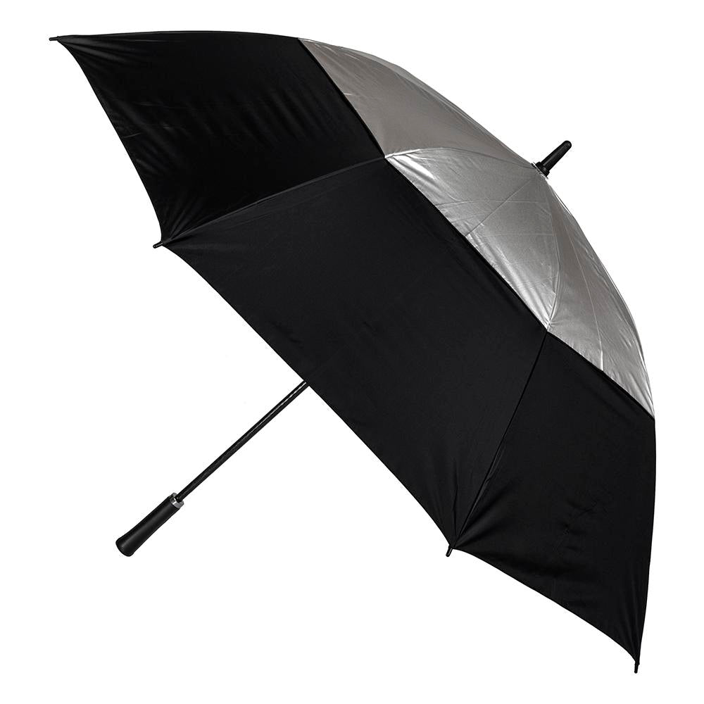 UPF50+ Silver/Black Ultimate Large Windproof Vented Auto Open Golf