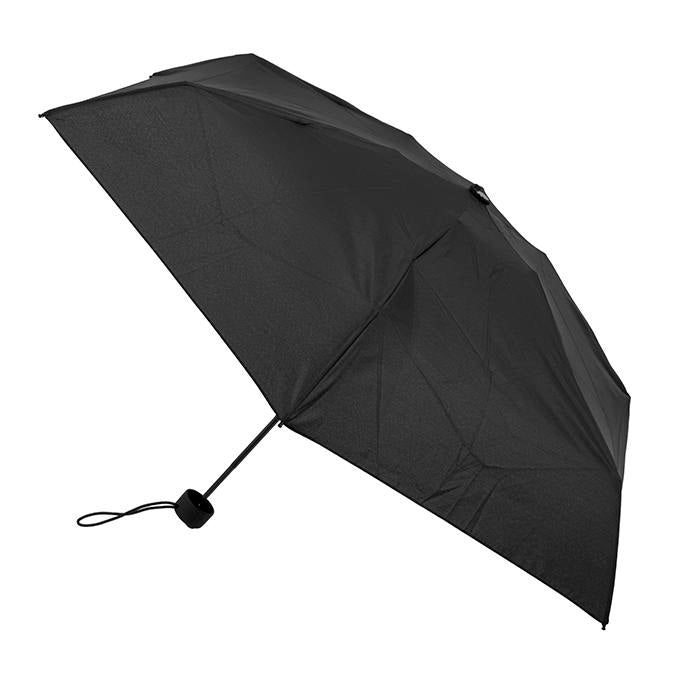 CLIFTON Black UPF50+ Treated Wind Resistant Manual Straight Handle Super Micro Mini Umbrella