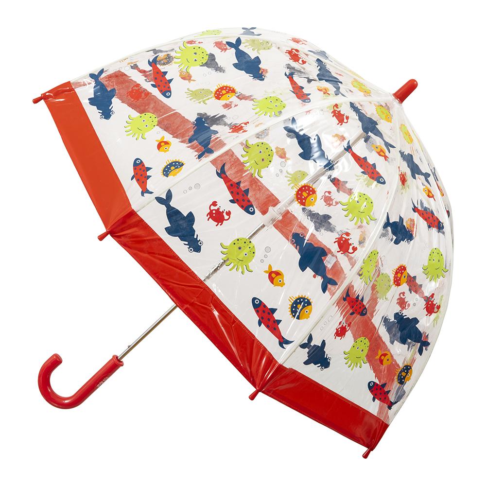 Kid Friendly Biodegradable PVC Birdcage Shaped; Fish Print
