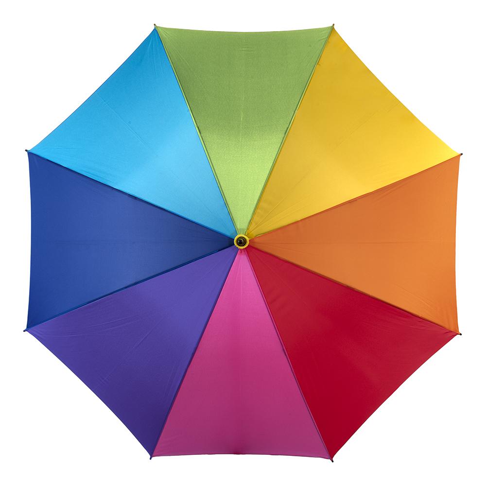 UPF50+ Cover in 8 Rainbow Colours Manual Golf with wood handle